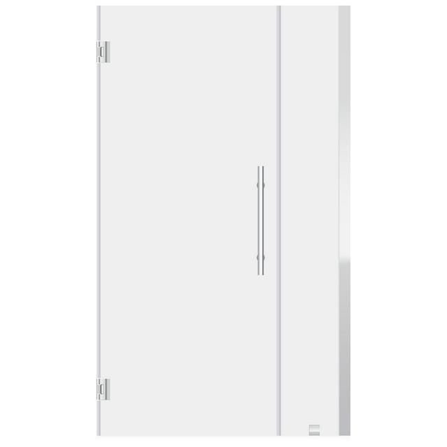 LessCare Ultra-E 43" x 72" Pivot Frameless Shower Door LBSDE3672-C+LBSDPE672-CB