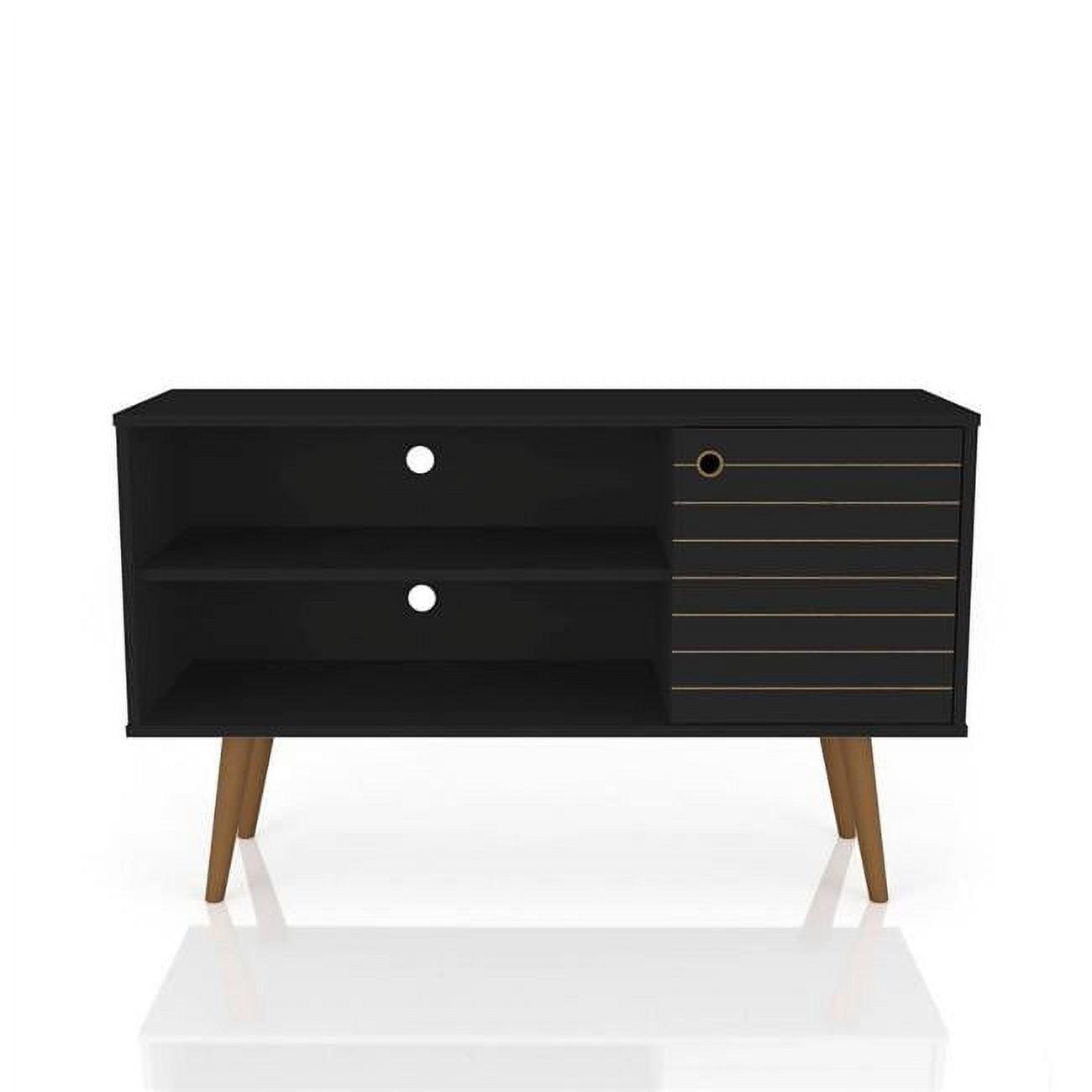 Liberty 42.52" Mid-Century Modern TV Stand with 2 Shelves and 1 Door