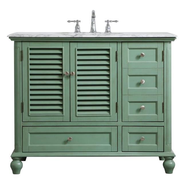 Elegant Kitchen and Bath Elegant Kitchen and Bath 42 Inch Single Bathroom Vanity