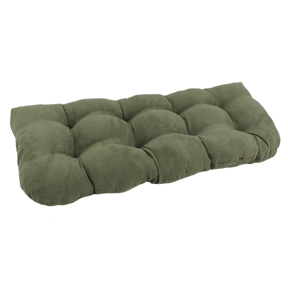 Blazing Needles 42-inch by 19-inch U-Shaped Micro Suede Polyester Tufted Settee/Bench Cushion