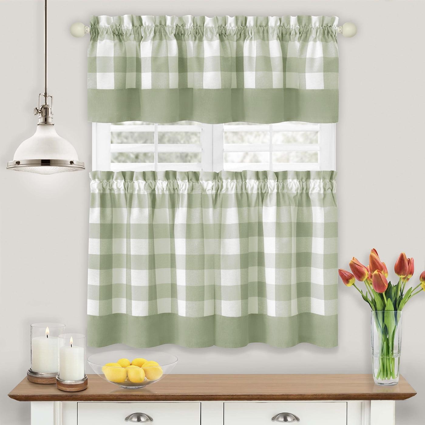 42 x 84 in. Hunter Rod Pocket Window Curtain Panel, Green