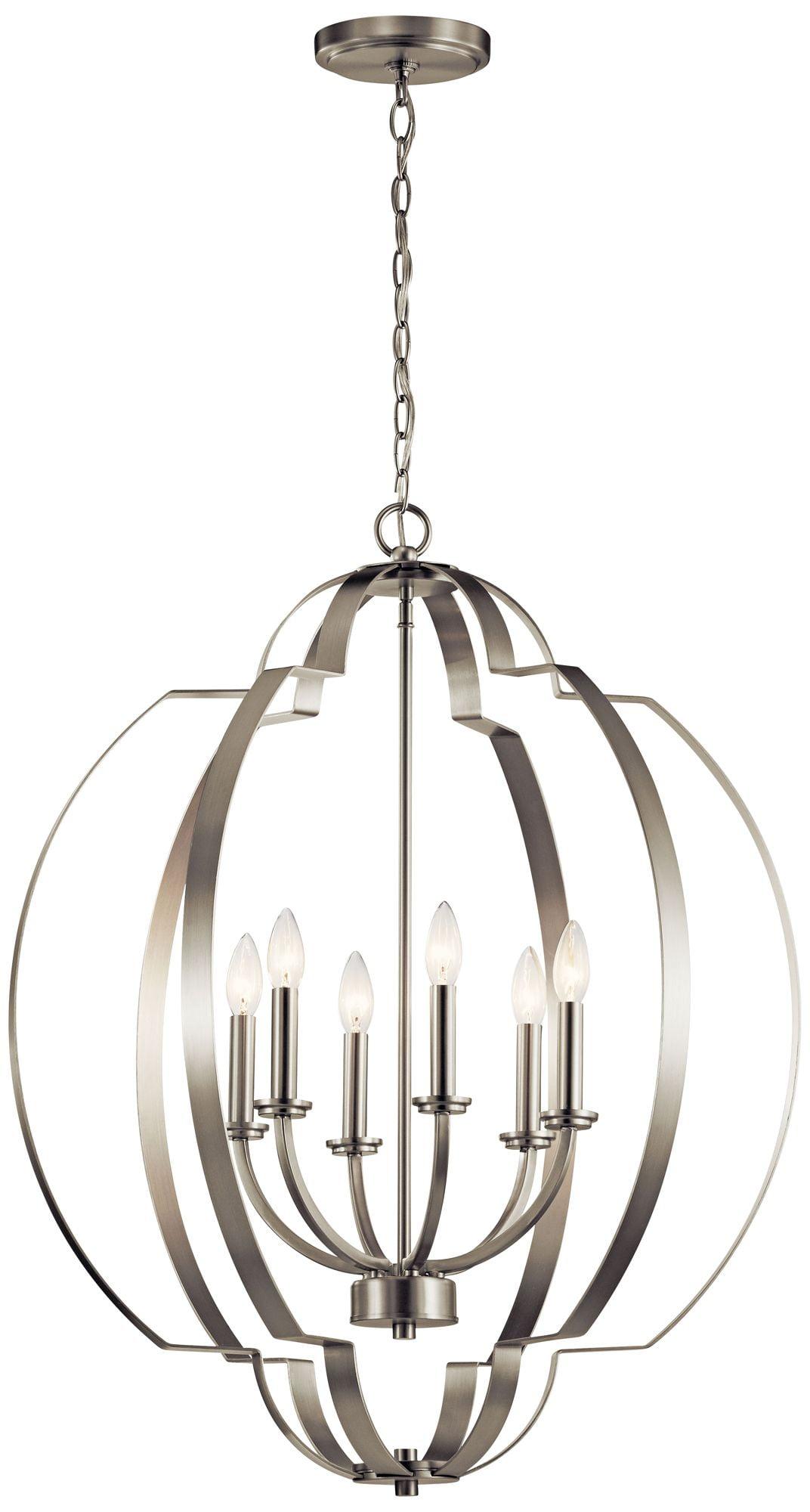 Kichler Lighting Voleta 6 - Light Chandelier in  Brushed Nickel