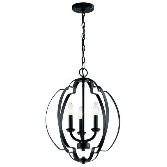 Kichler Lighting Voleta 3 - Light Pendant in  Black