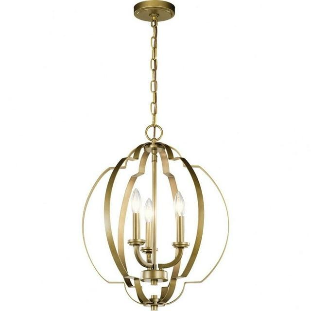 Kichler Lighting Voleta 3 - Light Pendant in  Natural Brass