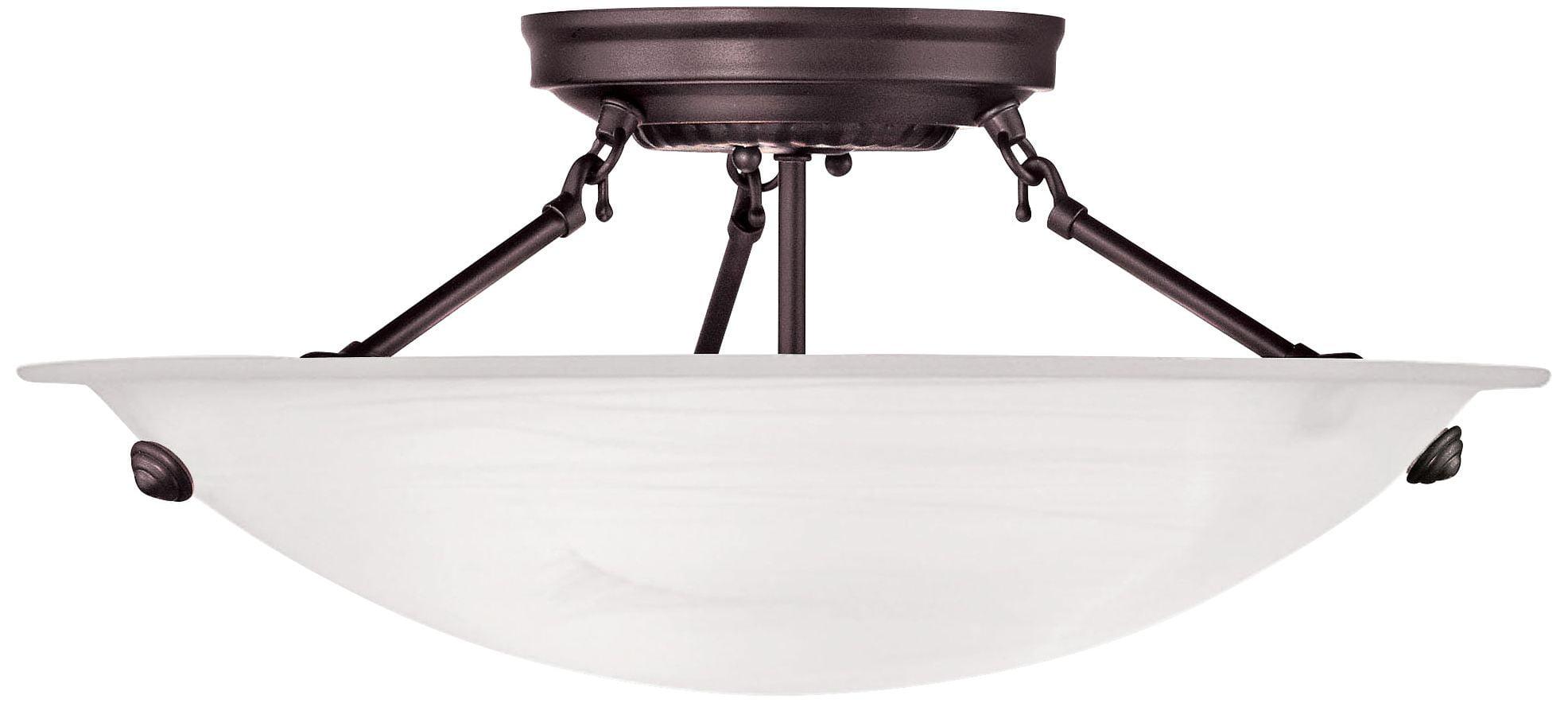 Livex Lighting Oasis 3 - Light Flush Mount in  Bronze