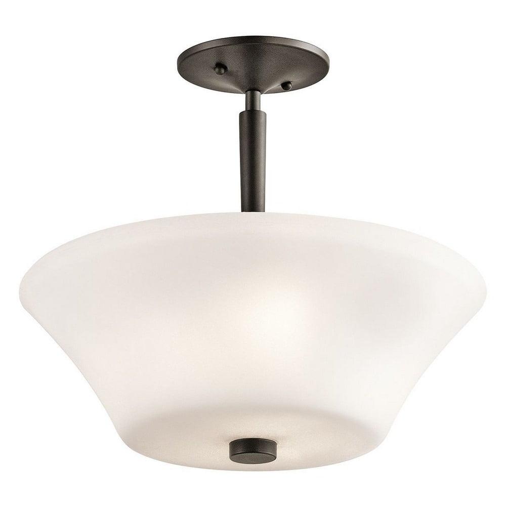 Kichler Lighting Aubrey 3 - Light Semi-Flush Mount in  Olde Bronze