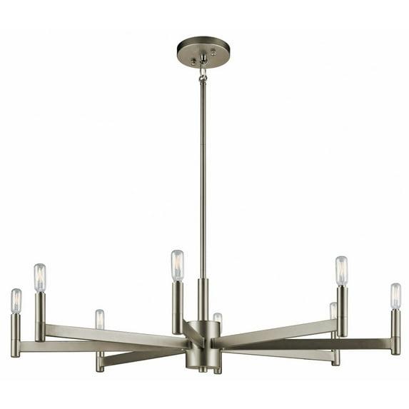 Kichler Lighting Erzo 8 - Light Chandelier in Satin Nickel