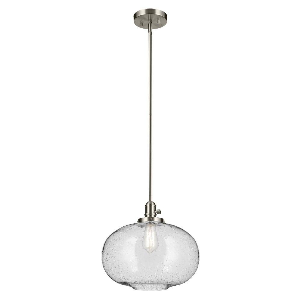 43911NI-Kichler Lighting-Avery - 1 Light Pendant-14 Inches Tall and 14.5 Inches Wide-Brushed Nickel Finish