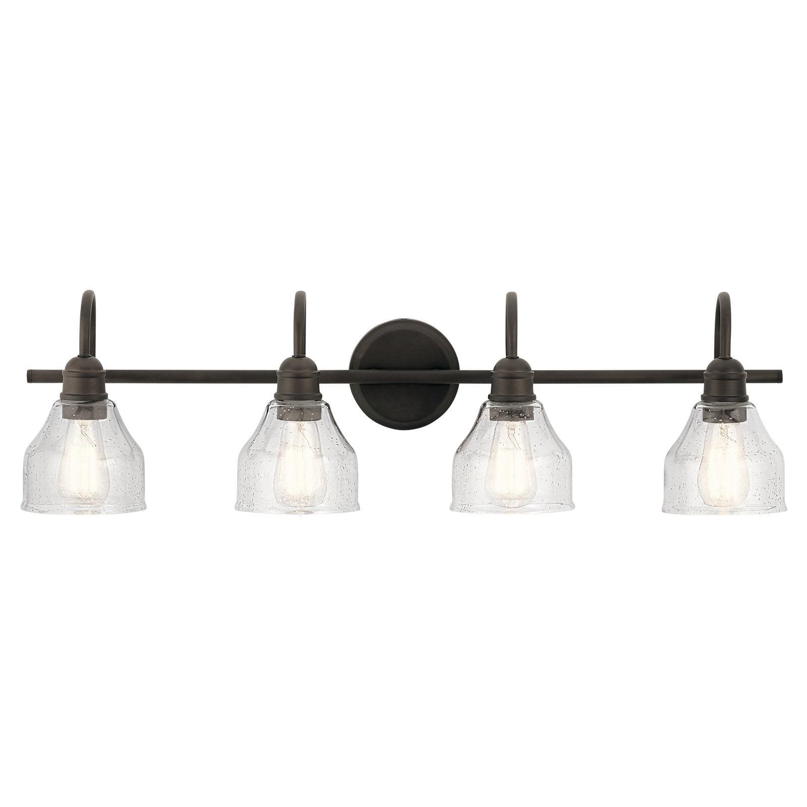 Transitional 33'' Distressed Bronze Wall Mounted Ambient Light Fixture