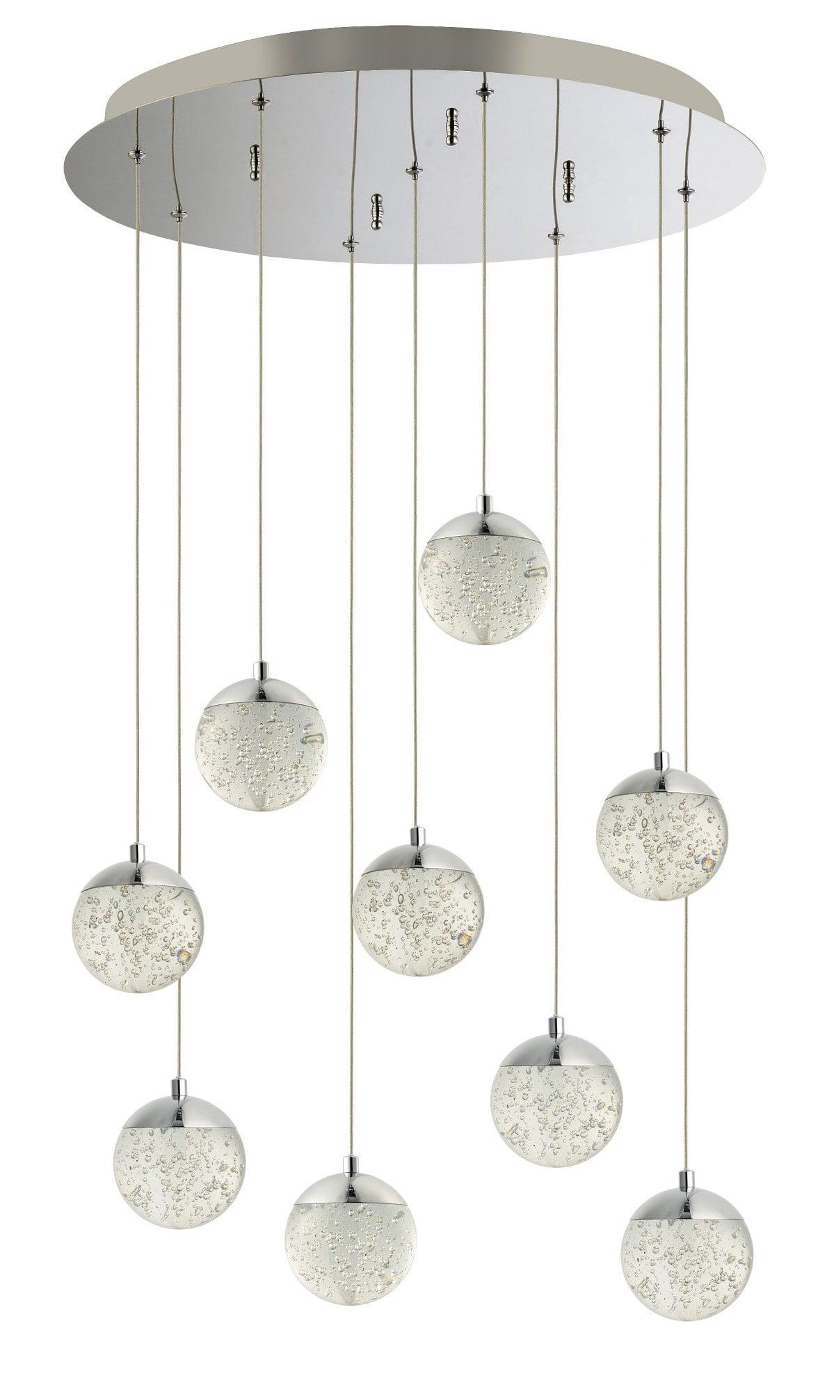 E24269-91PC-ET2 Lighting-Orb II-45W 9 LED Pendant in Traditional style-21.75 Inches wide by 6 inches high