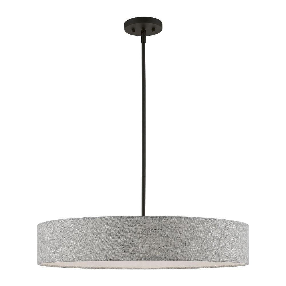 Livex Lighting Elmhurst 5 - Light Pendant in  Black