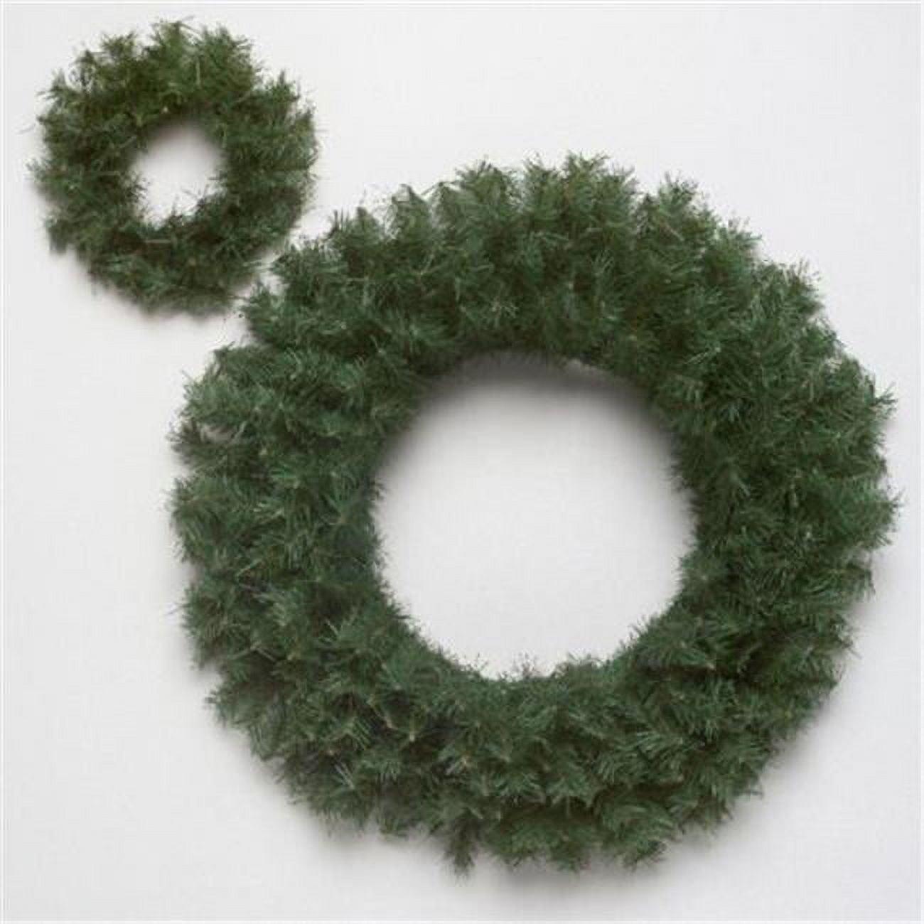 Vickerman Artificial Canadian Pine Wreath Unlit