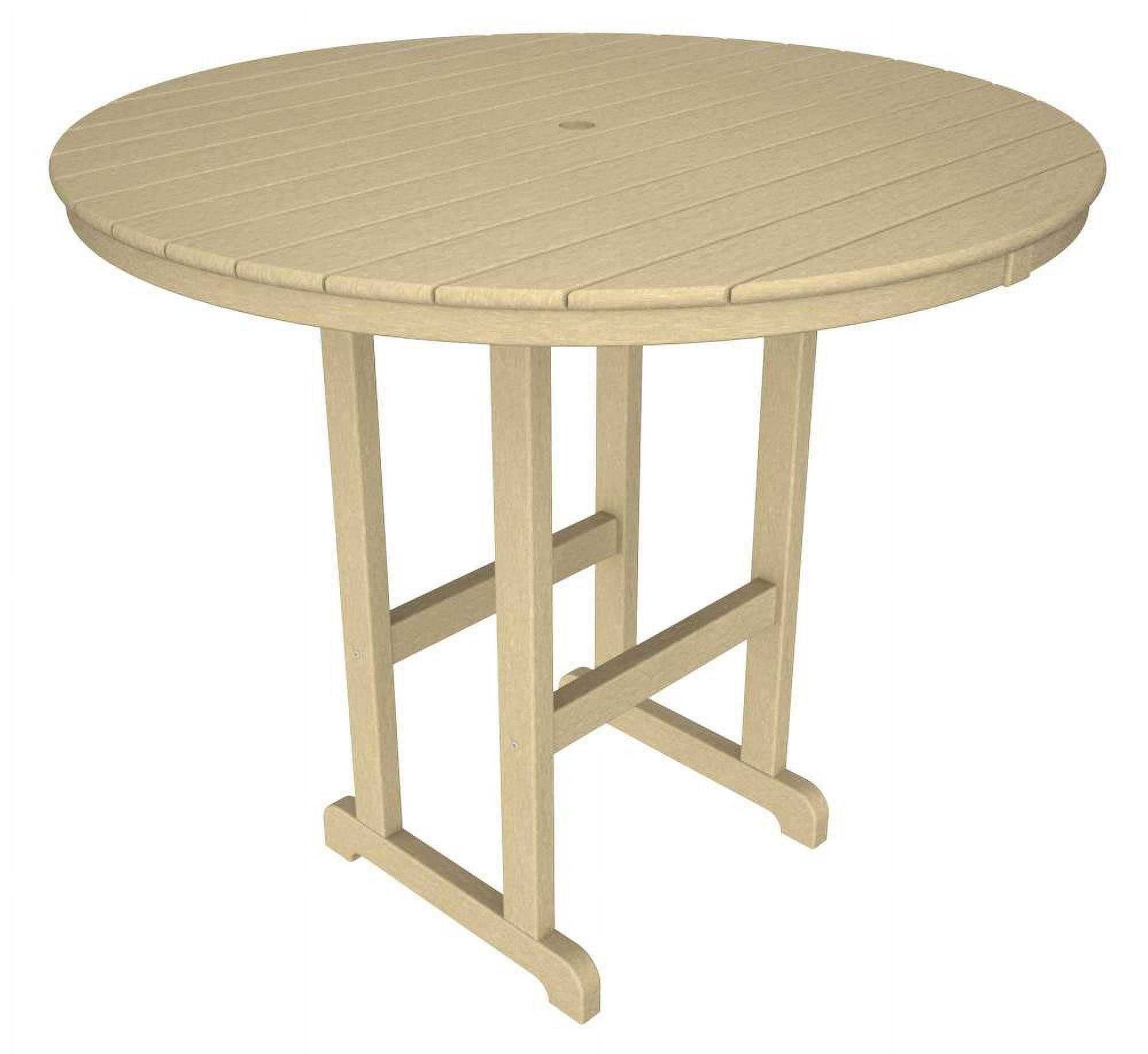 Round Farmhouse Bar Table