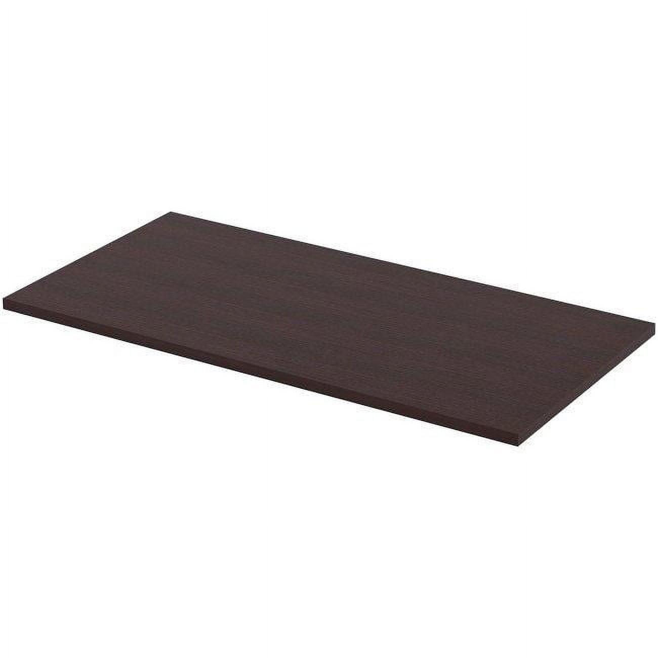 Espresso 48'' x 24'' Polyvinyl Chloride Adjustable Desk Top