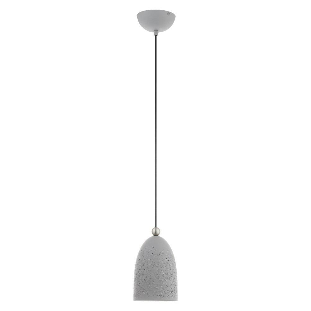 Livex Lighting Arlington 1 - Light Pendant in  Nordic Gray