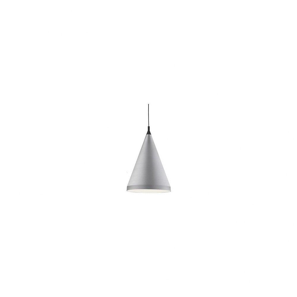 Dorothy 32" White and Brushed Nickel Aluminum Pendant Light