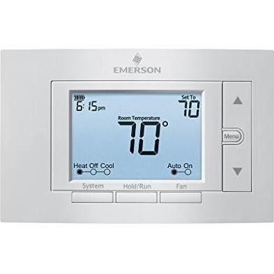 Emerson 80 Series Universal Non-Programmable Thermostat, 5 In. Display, 2 Heat / 2 Cool