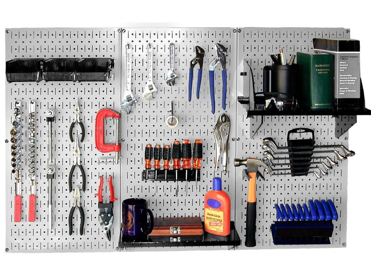 Pegboard Standard Tool Storage 32" H x 48" W Kit