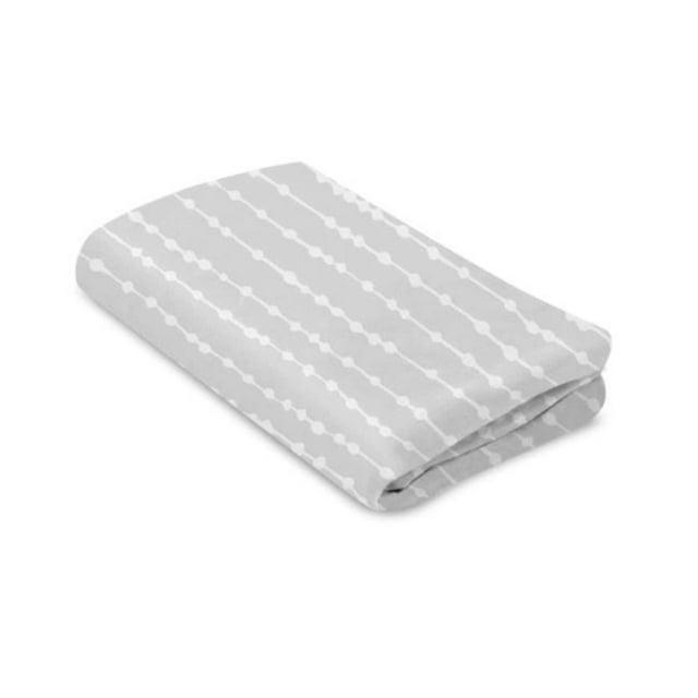 4moms Breeze Waterproof Playard Sheet - Gray Beads