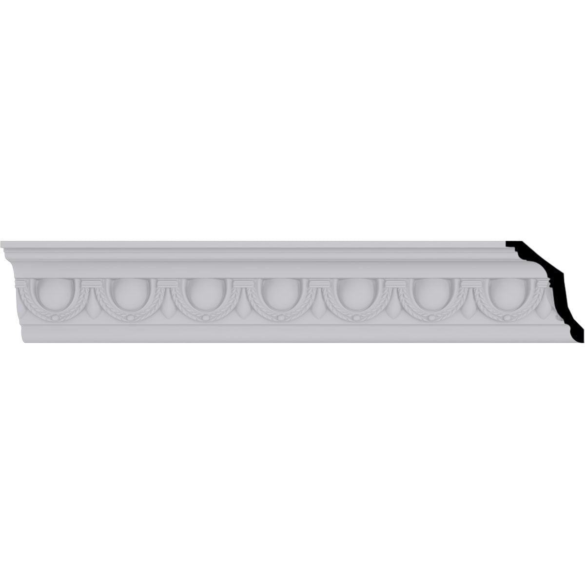 Federal Egg and Dart Primed Polyurethane Crown Moulding