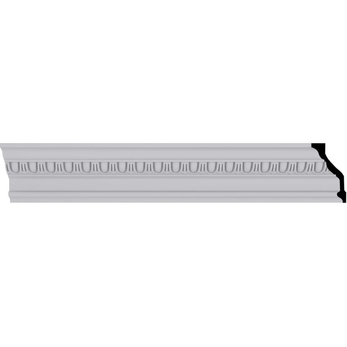 5 1/8"H x 3"P x 5 7/8"F x 94 1/2"L Egg & Dart Crown Moulding