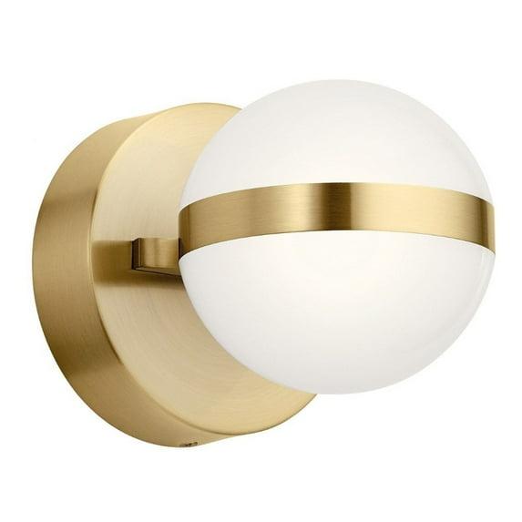5.25 Inch 12W 1 Led Wall Sconce-Champagne Gold Finish Elan Lighting 85090Cg
