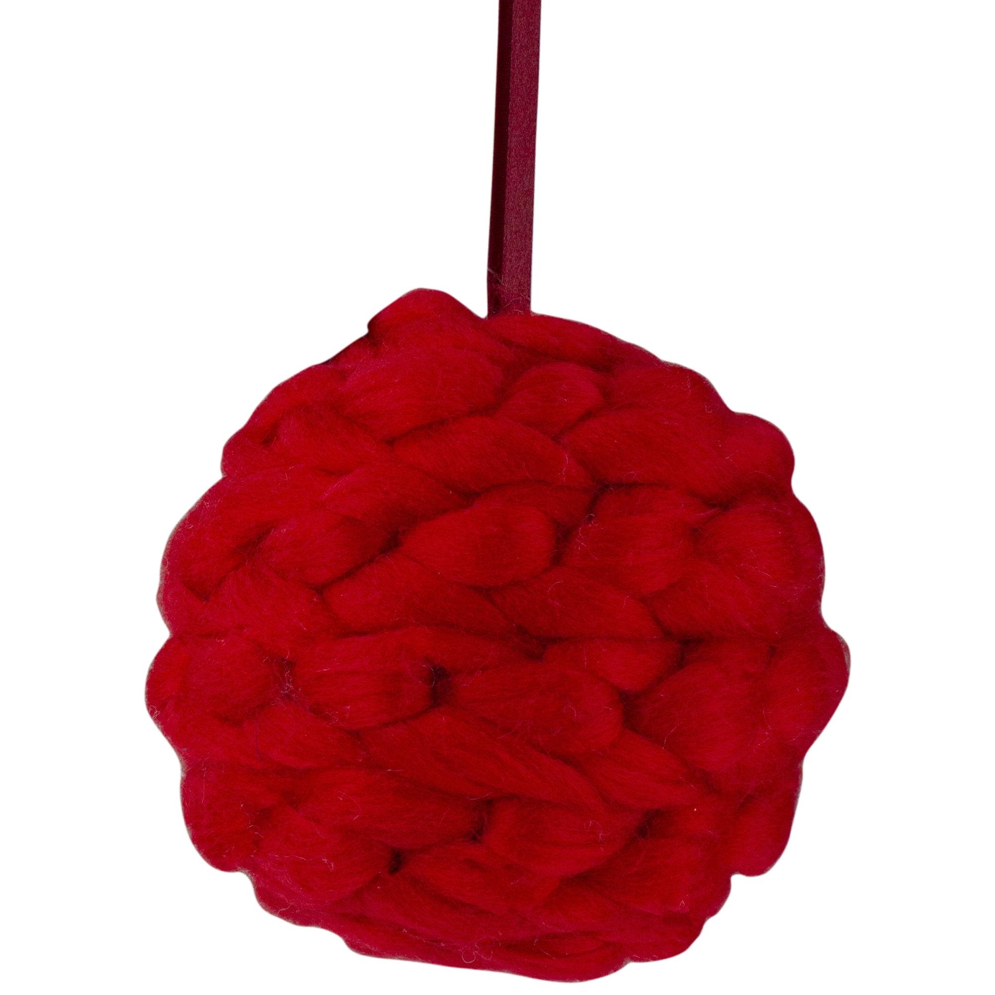 Yarn Ball Hanging Christmas Ornament