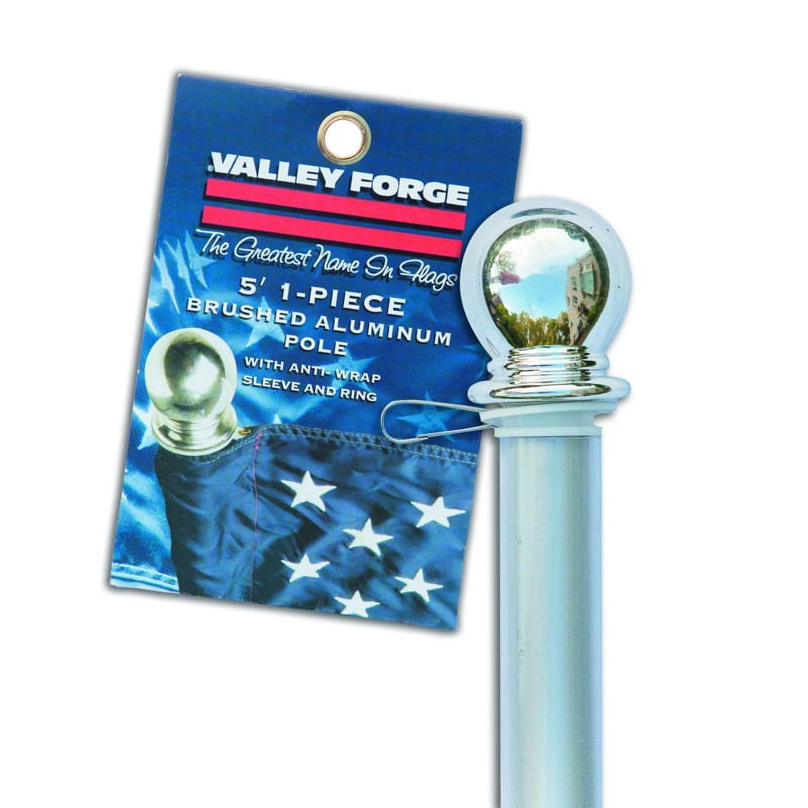 Valley Forge Flag 7098189 60 in. x 5 ft. Brushed Aluminum Flag Pole with Sleeve