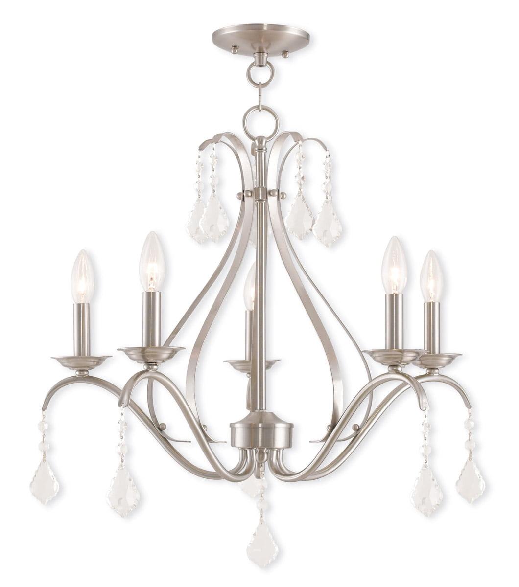 Livex Lighting Caterina 5 - Light Chandelier in  Brushed Nickel