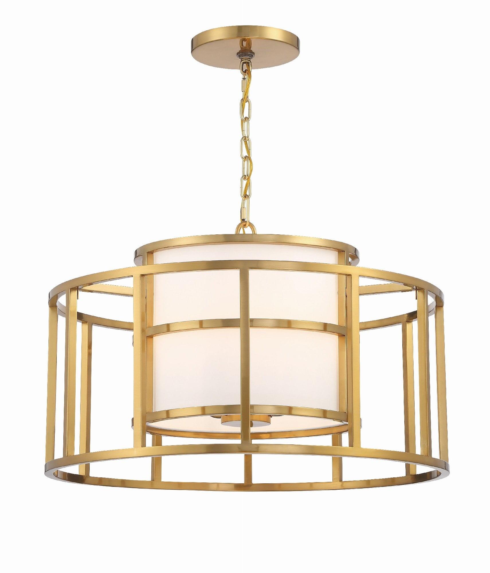Crystorama Lighting Hulton 5 - Light Chandelier in  Gold