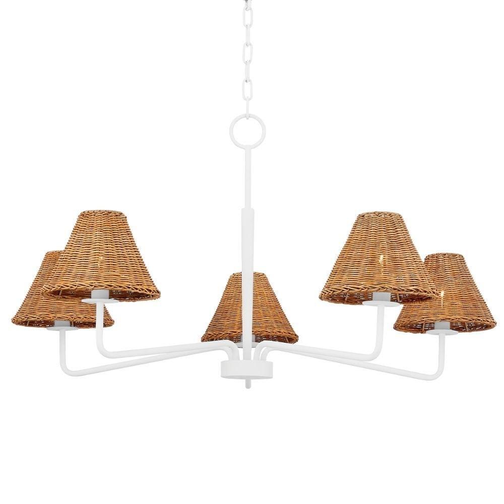 Teressa Chandelier - White / 40" Dia