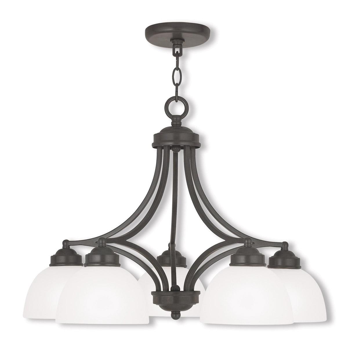 Livex Lighting Somerset 5 - Light Chandelier in  English Bronze