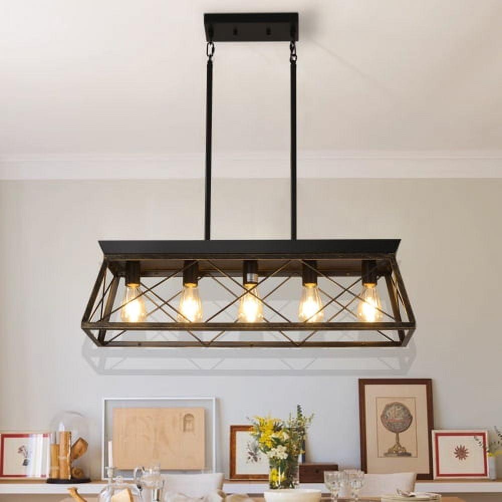 Angelann 5 - Light Copper Kitchen Island Pendant