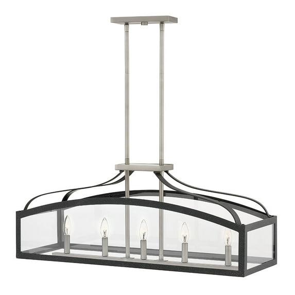 Hinkley Clarendon 5-Light Kitchen Island Linear Pendant