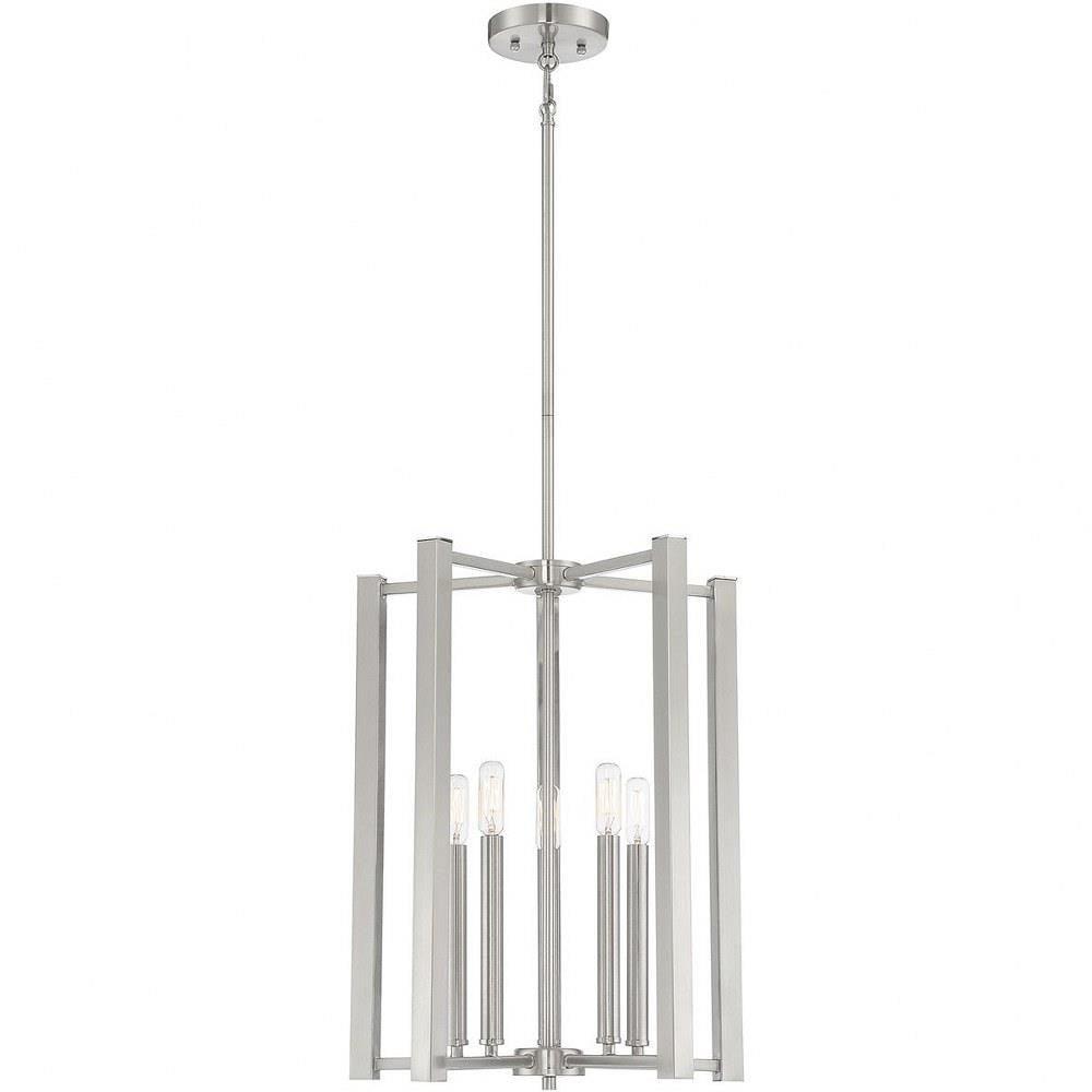 Savoy House Benson 5 - Light Pendant in  Satin Nickel