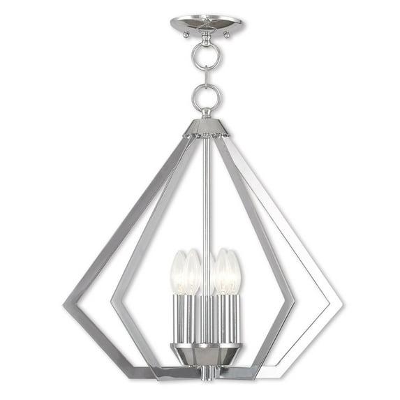 Livex Lighting Prism 5 - Light Chandelier in  Polished Chrome
