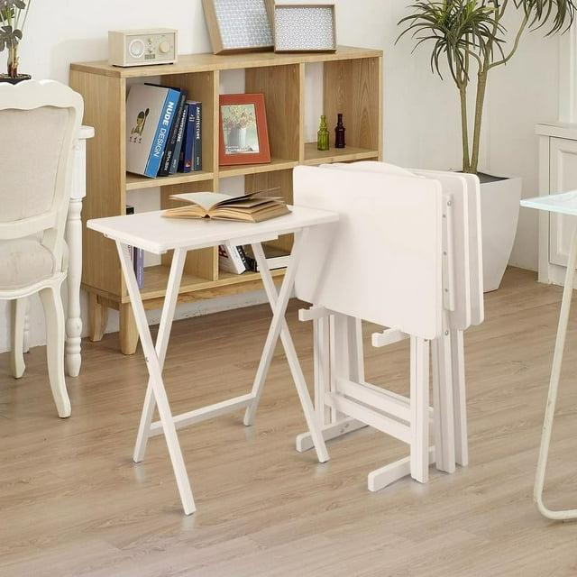 Yu Shan Co. USA, Ltd. 19'' Solid Wood Rectangular Portable Folding Table