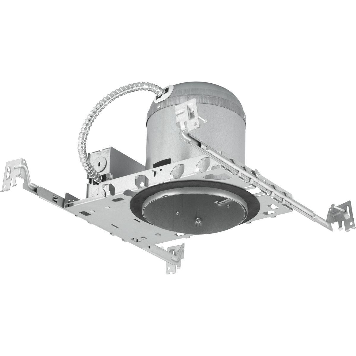 Silver 5" IC Airtight Recessed Housing for LED/Incandescent