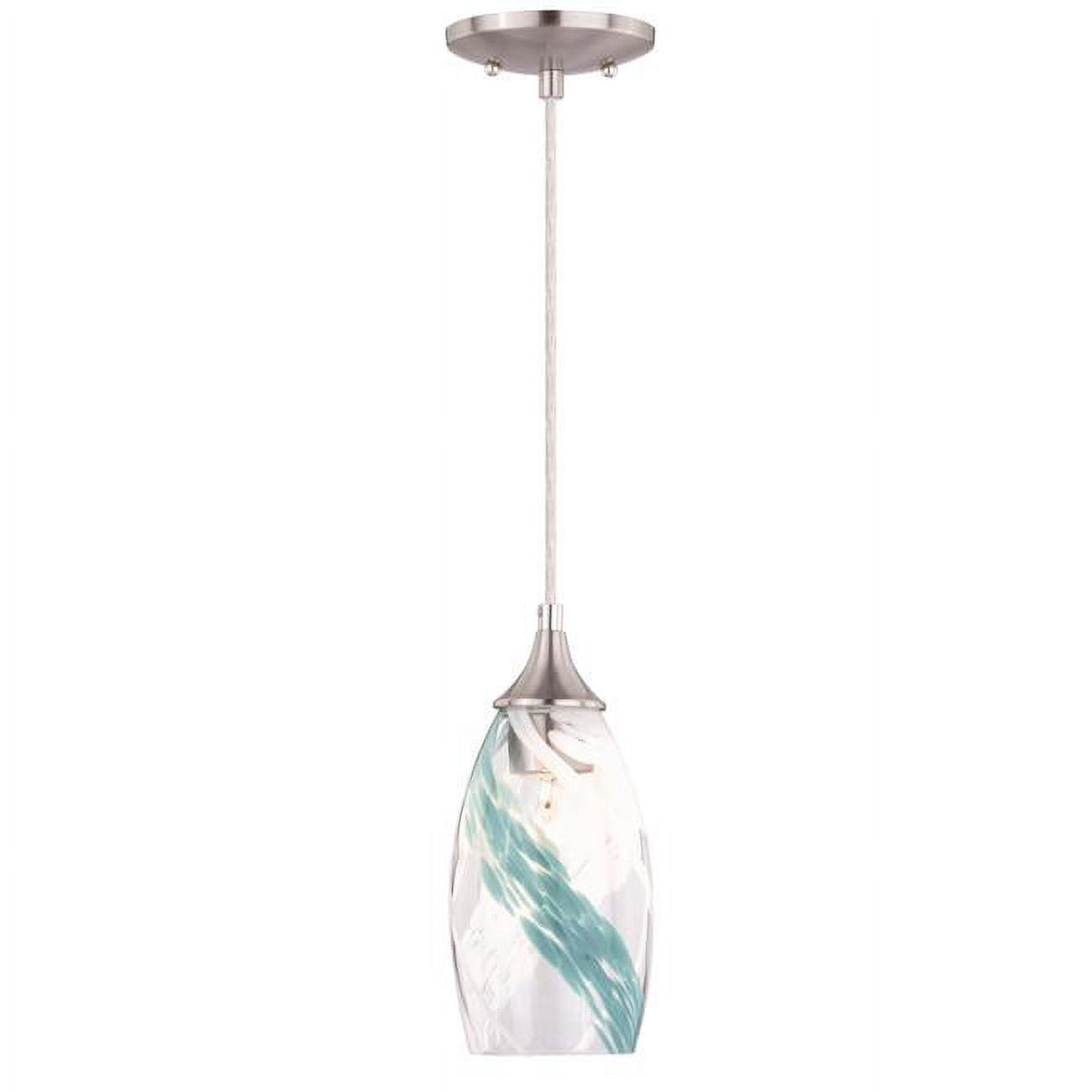 Vaxcel Milano 1 - Light Pendant in  Satin Nickel