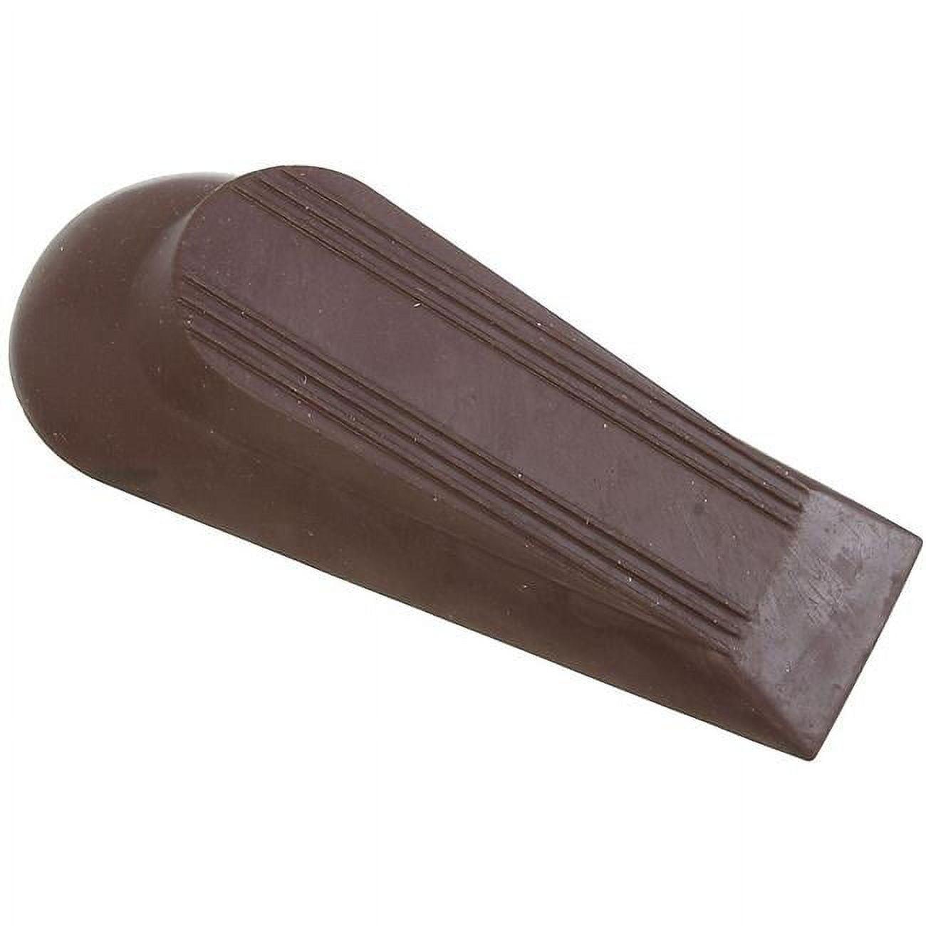 Brown Rubber 5" Wedge Door Stop