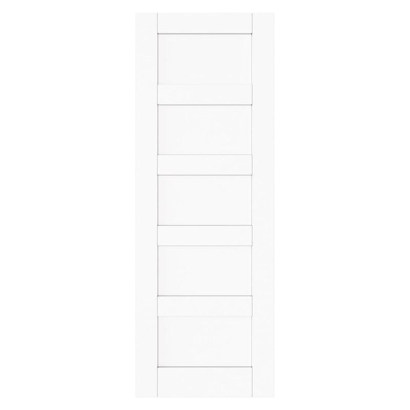 28" x 80" White Primed Solid Core Interior Door Slab