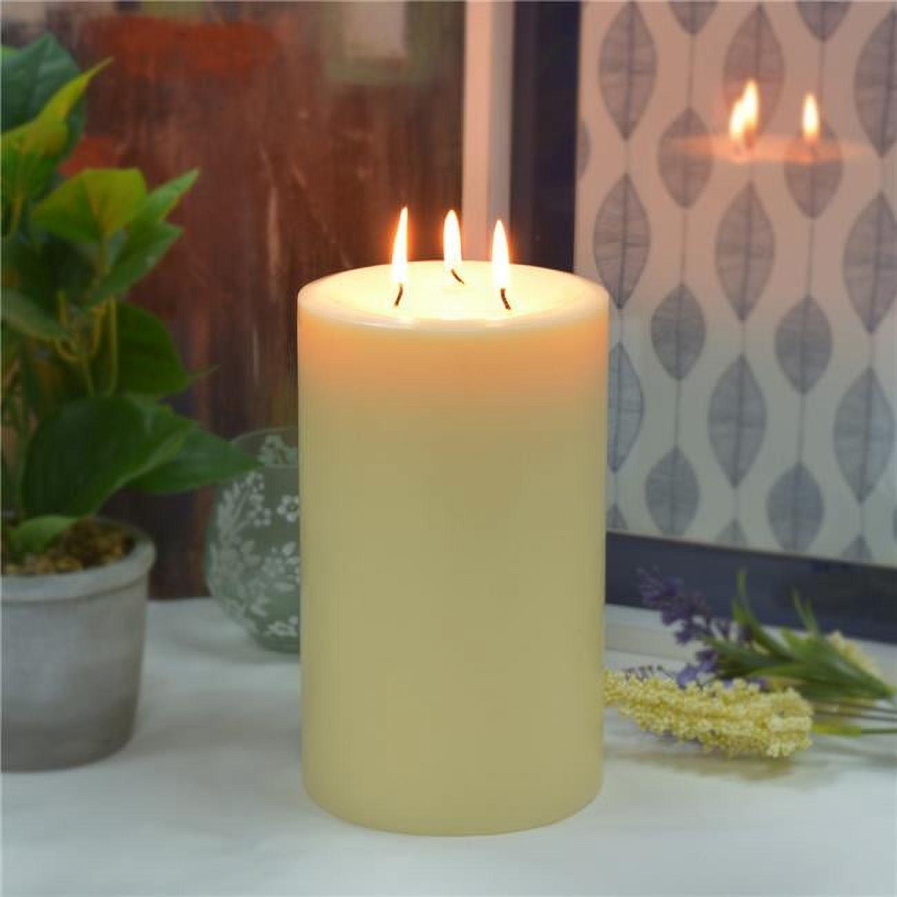Jeco Inc. Unscented Pillar Candle
