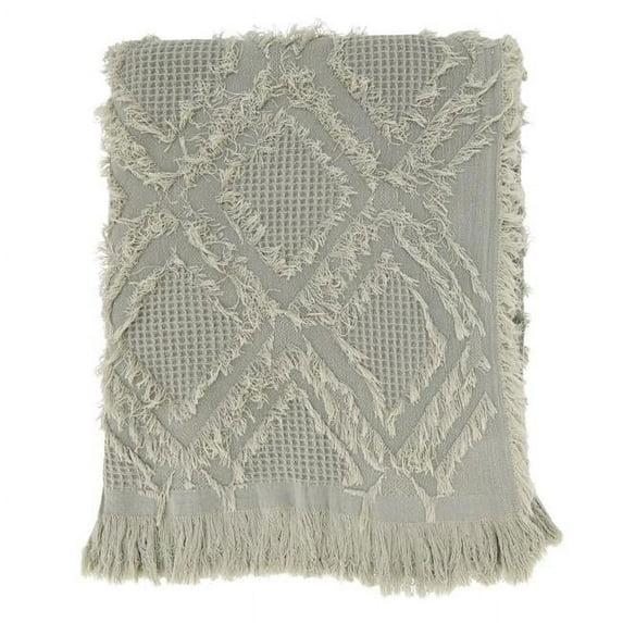 Saro Sevan Collection Hand Woven Throw Blanket