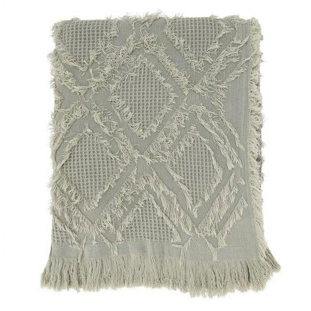 Saro Sevan Collection Hand Woven Throw Blanket
