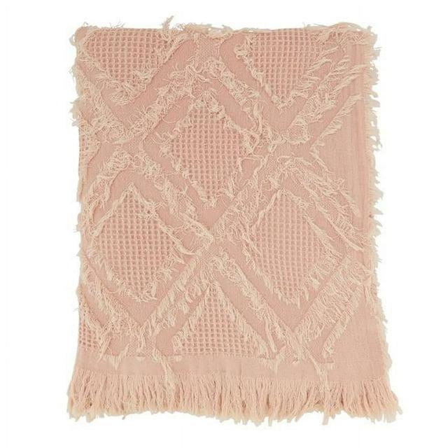 Saro Sevan Collection Hand Woven Throw Blanket