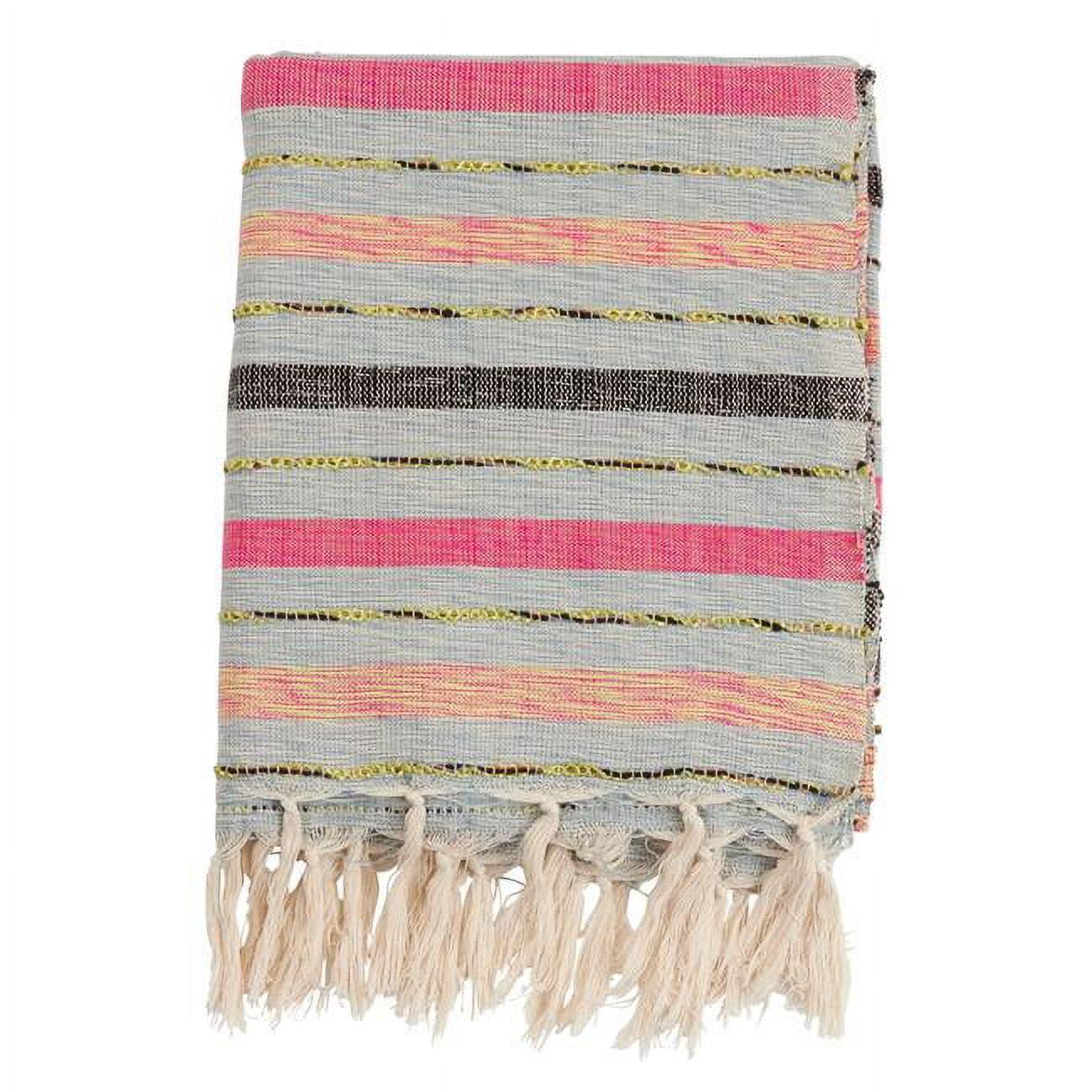 Saro Sevan Collection Hand Woven Throw Blanket