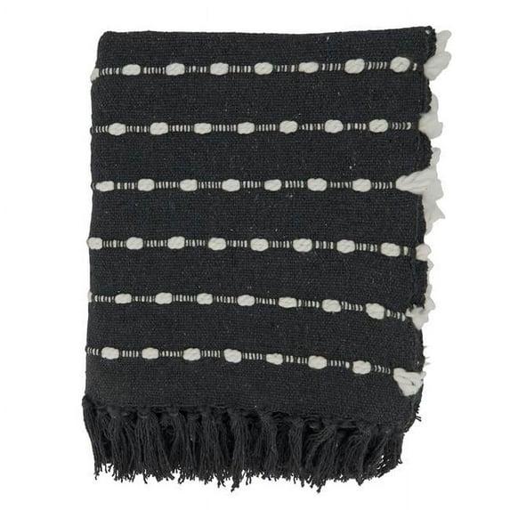 Saro Sevan Collection Hand Woven Throw Blanket