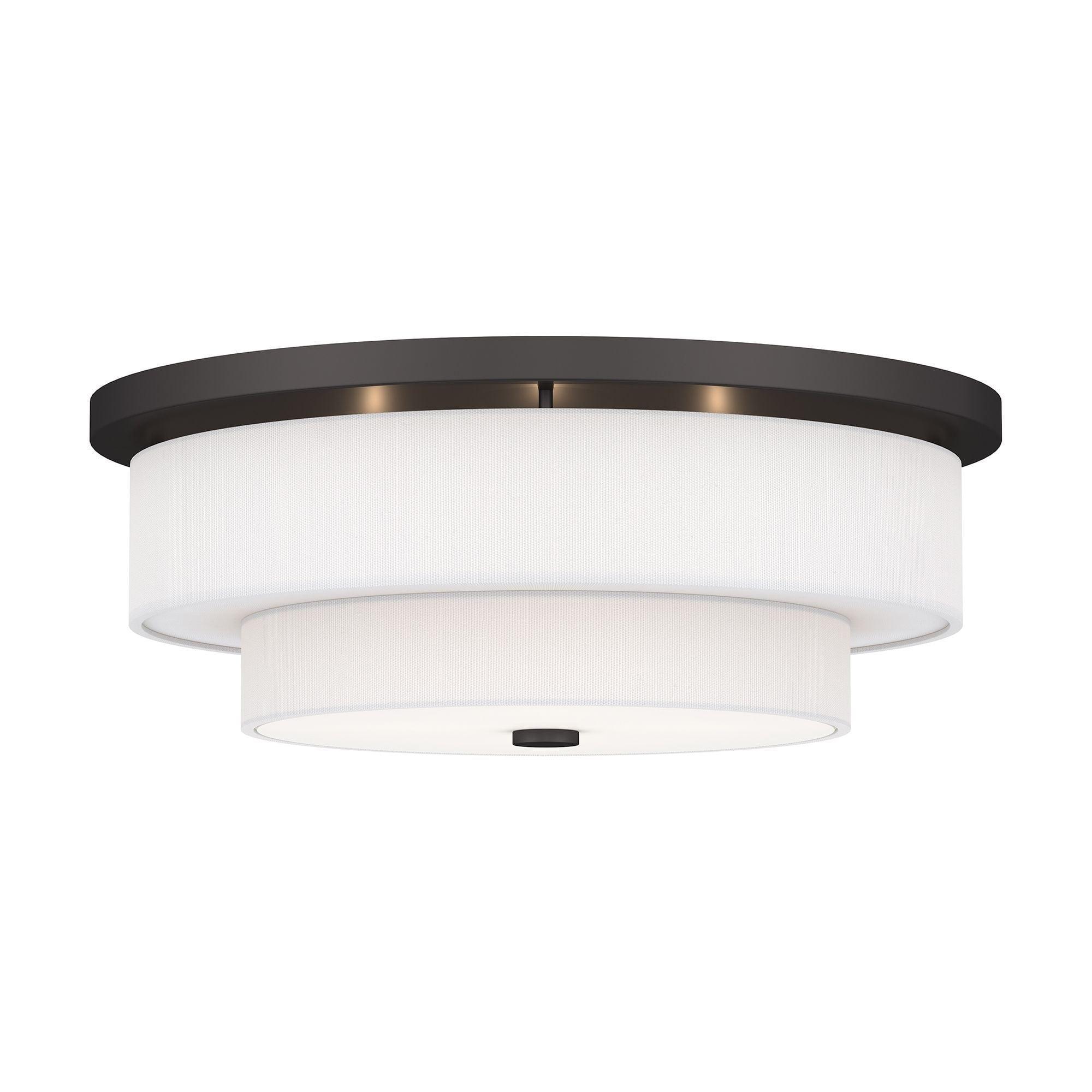 Livex Lighting Meridian 4 - Light Flush Mount in  Bronze