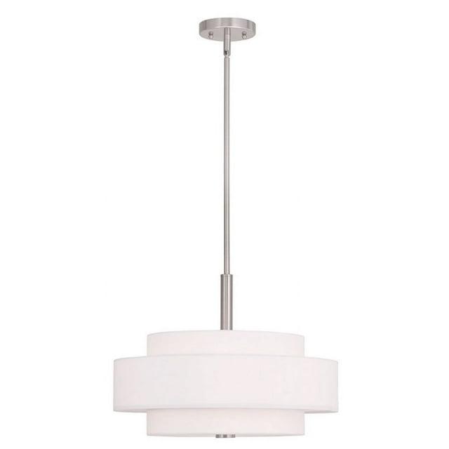 Livex Lighting Meridian 4 - Light Pendant in  Brushed Nickel