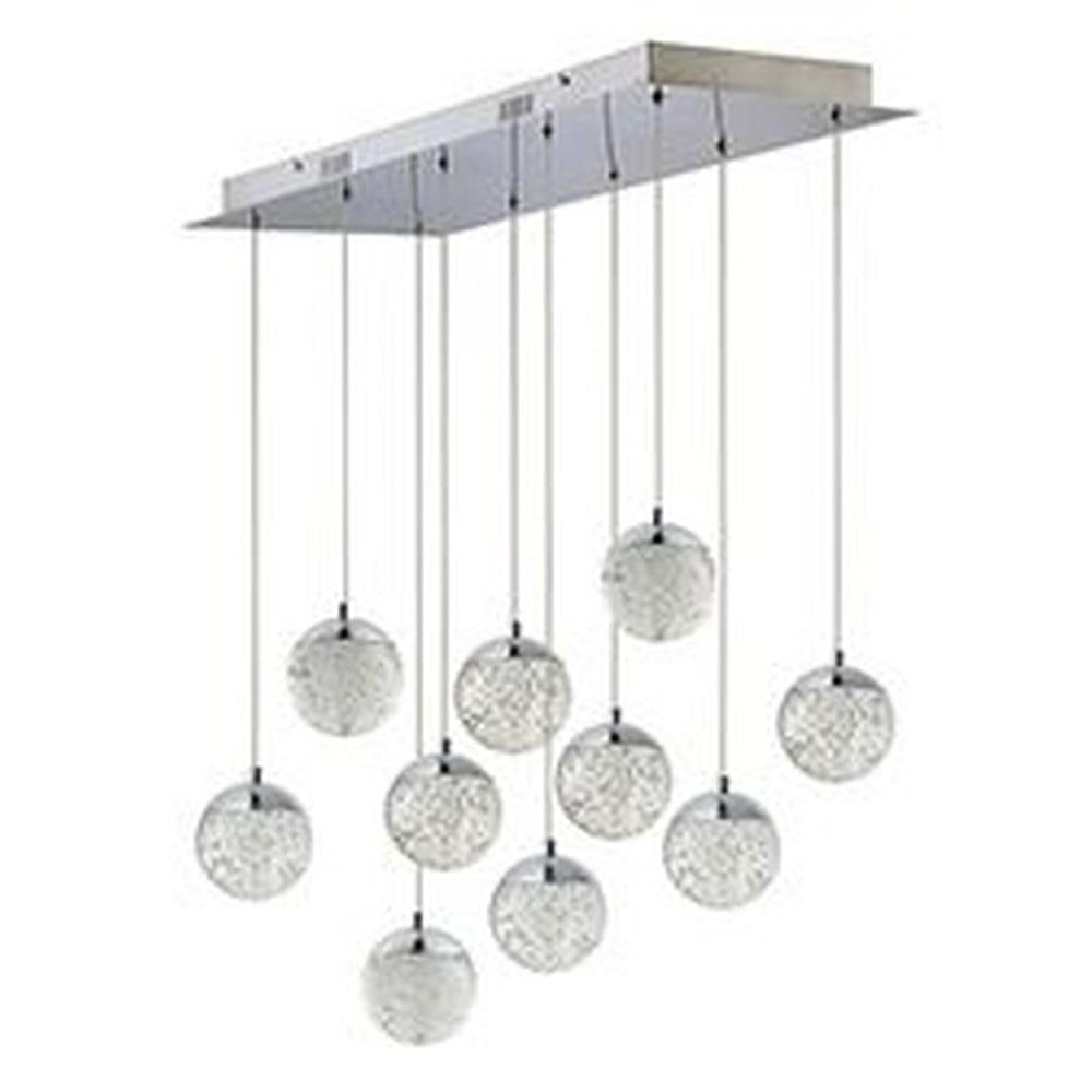 -50W 10 Led Pendant In Traditional Style-11 Inches Wide By 6 Inches High Et2 Lighting E24266-91Pc
